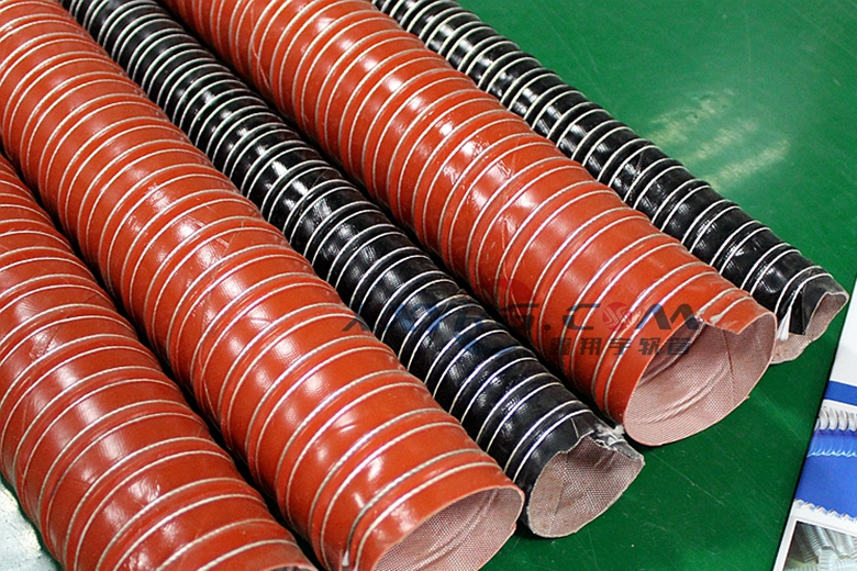 紅色高溫風管用什么材料生產？能耐多高溫度？