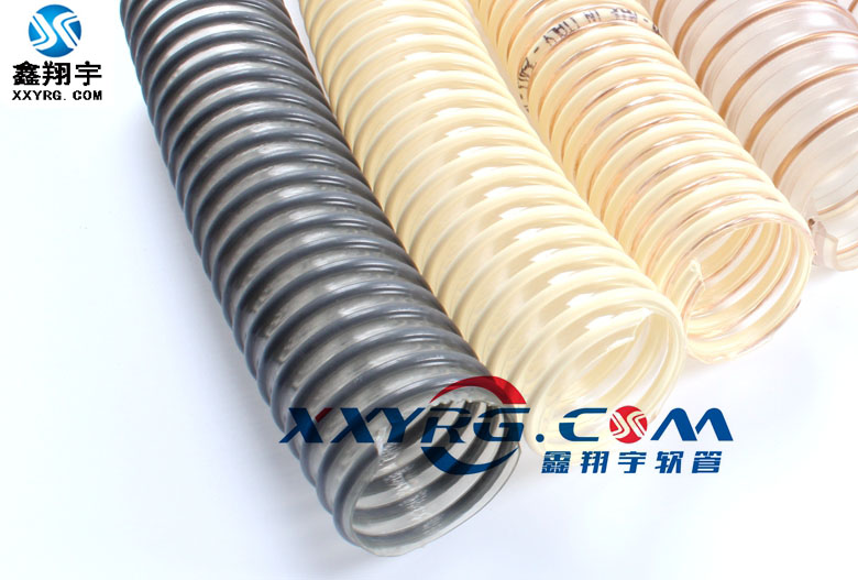 pu透明鋼絲增強通風軟管