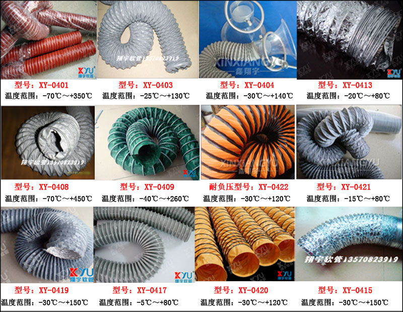 鑫翔宇常用高溫風管集合